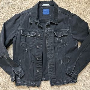 Zara Man Distressed Jean Jacket